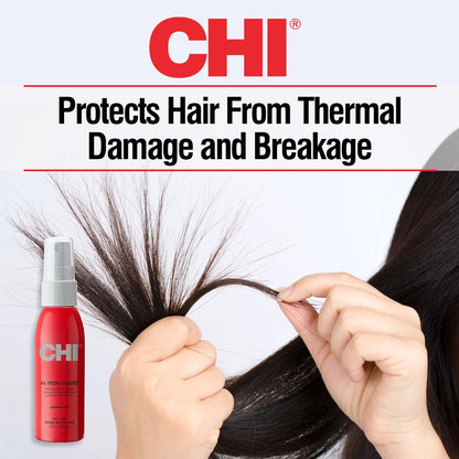 CHI 44 Iron Guard Thermal Protection Spray, Nourishing Formula Helps Resist Heat Damage to Hair & Tame Frizz, 2 Oz