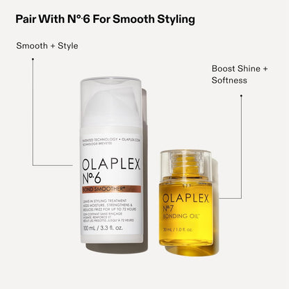 Olaplex No. 7 Bonding Oil, Concentrated High Shine Oil, Heat Protectant, Vi