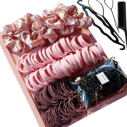 YANRONG 755PCS Hair Accessories for Woman Set Seamless Ponytail Holders Variety Hair Scrunchies Hair Bands Scrunchy Hair Ties For Thick and Curly (Mix)